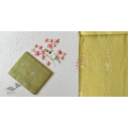 Maalti . मालती | Chanderi Woven Boota Dupatta - Green