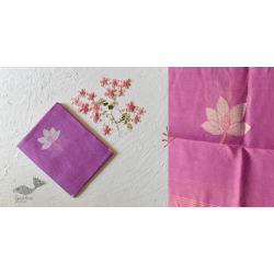 Maalti . मालती | Chanderi Woven Boota Dupatta - Lotus Motif