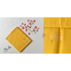 Maalti . मालती | Chanderi Woven Boota Dupatta - Yellow