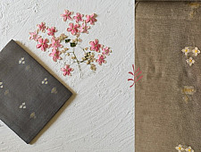 Maalti . मालती | Chanderi Woven Boota Grey Dupatta