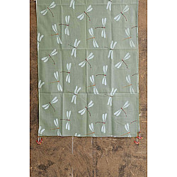 Nisarg . निसर्ग ☙ Cotton Stole (Printed) ☙ Pistachio green
