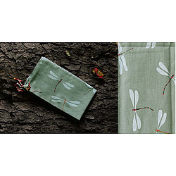 Nisarg . निसर्ग ☙ Cotton Stole (Printed) ☙ Pistachio green