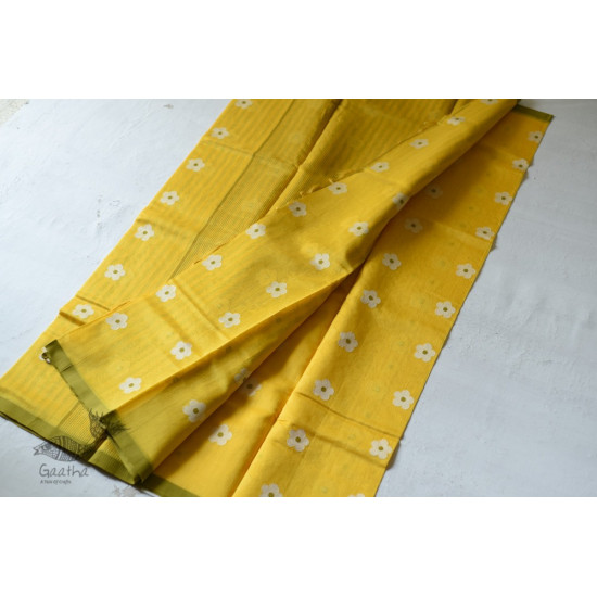 Handloom Chanderi Woven Flower Boota Saree