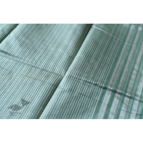 Handloom Chanderi Woven Stripe Saree