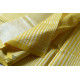 Handloom Chanderi Woven Stripe Saree - Yellow