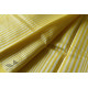 Handloom Chanderi Woven Stripe Saree - Yellow