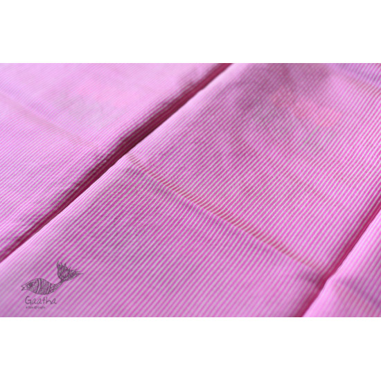 Handloom Chanderi Saree - Woven Tulip Flowers