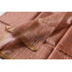 Handloom Chanderi Woven Zari Checks Saree - Rose Gold