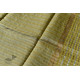 handloom Chanderi Woven Zari Checks Yellow Saree