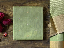 Satyawati - Handloom Chanderi Boota Saree - 12