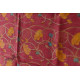 shop Block Printed Chanderi Dupatta- Rani Pink