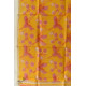 shop Block Printed Chanderi Dupatta - Crane Bird Motif