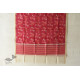 shop Block Printed Chanderi Dupatta - Bird Motif