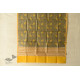 shop Block Printed Chanderi Dupatta - Yellow Flowers