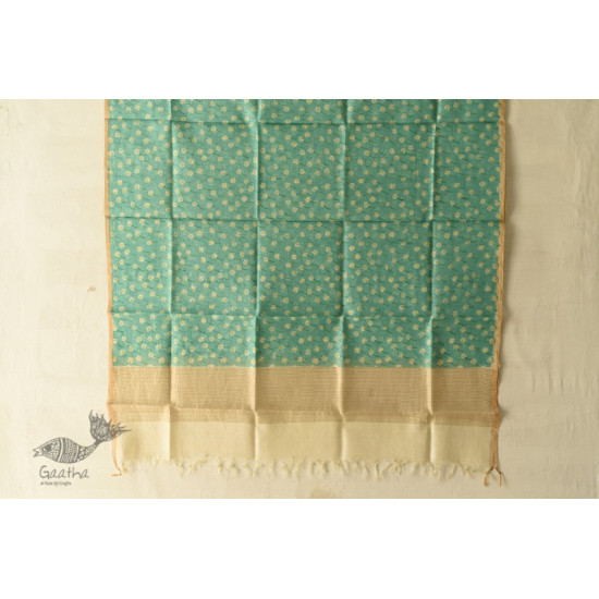 shop Block Printed Chanderi Dupatta