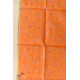 shop Block Printed Chanderi Orange Dupatta