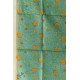 shop Block Printed Chanderi Dupatta- Marigold Flower Motif