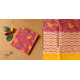 shop Block Printed Chanderi Dupatta- Rani Pink