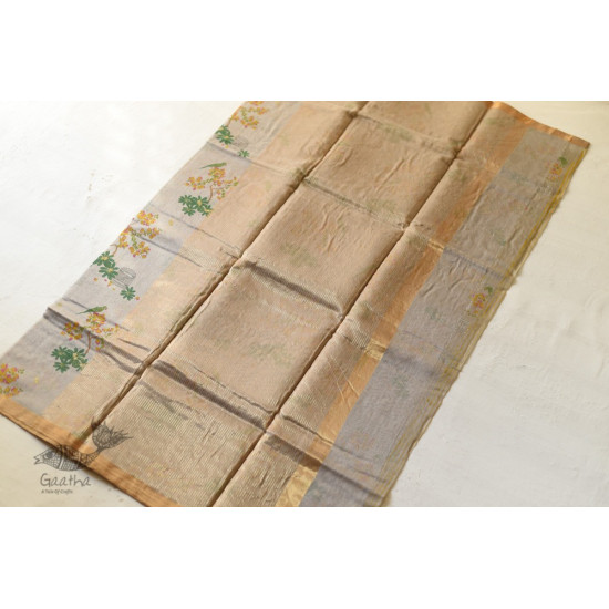 Handloom Printed Chanderi Saree