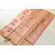 Handloom Printed Chanderi Light Pink Saree