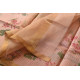 Handloom Printed Chanderi Light Pink Saree