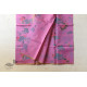 Handloom Printed Chanderi Saree - Purpple