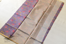 Manjula ~ Handloom Flower Printed Chanderi Saree