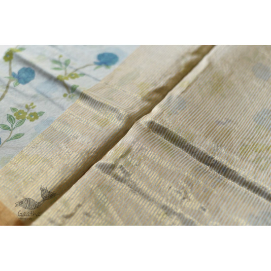 Handloom Printed Chanderi Saree