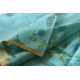 Handloom Printed Chanderi Sky Blue Saree