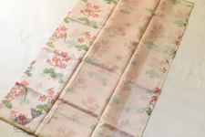 Manjula ~ Handloom Pink Flowers Printed Chanderi Saree