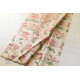 Handloom Pink Flowers Printed Chanderi Saree