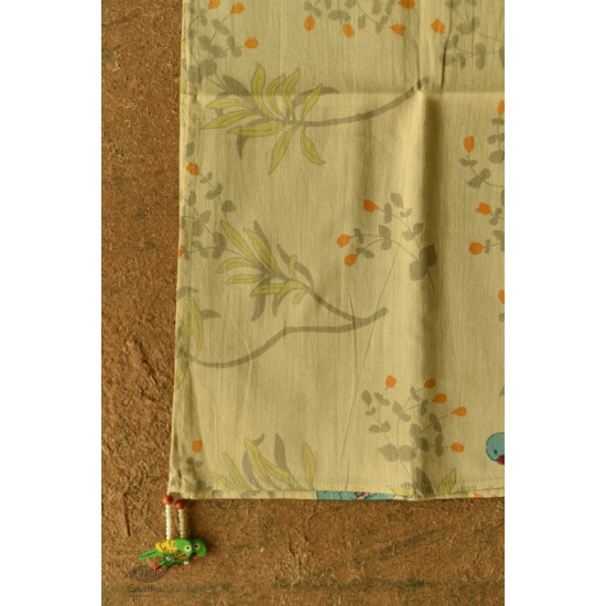 shop hand printed Beige stoles