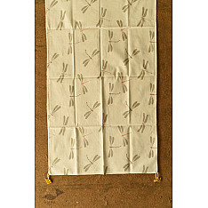 Nisarg . निसर्ग | Printed Cotton Stole - Dragon Fly Motif