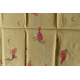 shop Printed Cotton Grey Stole with Sparrow Motif