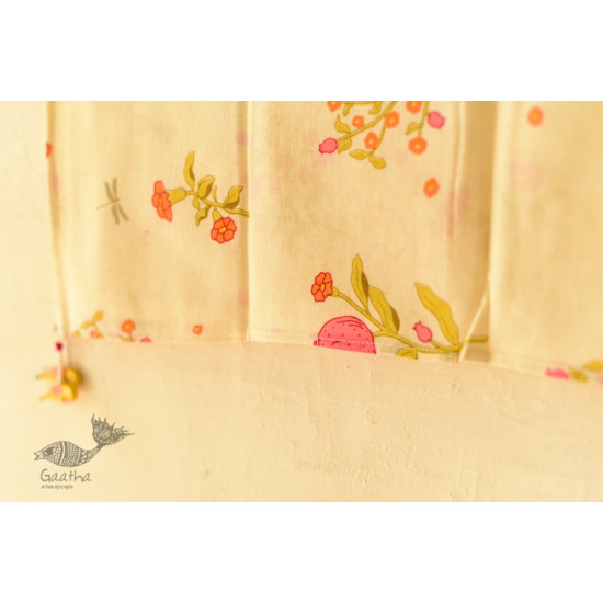 shop Printed Cotton Stole - Flower Motif