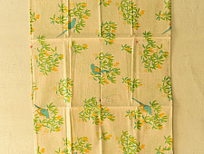 Nisarg . निसर्ग ✮ Printed Cotton Stole - Parrot Bird Motif