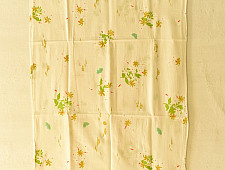 Nisarg . निसर्ग ✮ Printed Cotton Off White Stole