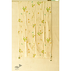 Nisarg . निसर्ग ✮ Printed Cotton Off White Stole