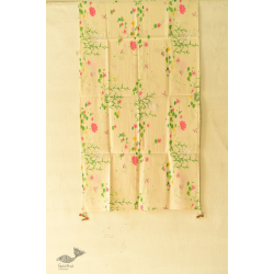 Nisarg . निसर्ग ✮ Printed Cotton Stole - Lotus Motif