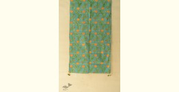Nisarg . निसर्ग ✮ Hand Block Printed Cotton Stole - Rama Green