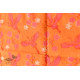 shop Hand Block Printed Cotton Orange Stole