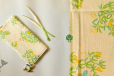 Nisarg . निसर्ग ✮ Printed Cotton Stole - Parrot Bird Motif