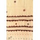 shop Mirror Work & Applique - Embroidered Cotton Off White Dupatta