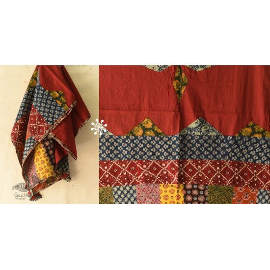 shop Embroidery & Patch Work - Cotton Red Dupatta