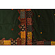 Cotton Ajrakh dupatta - Dark Green