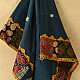 Cotton Ajrakh dupatta - Blue