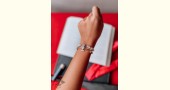 shop handmade Designer Semi Precious stone bracelet - White Peace Layer Evil Eye Bracelet