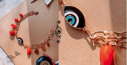 Bunched Together | Stone - Party On Evil Eye Necklace ~ 15