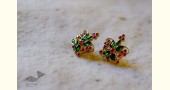 श्रीरूपा  | Silver Earring | Emerald Studs ~ 9