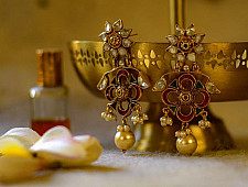 श्रीरूपा  | Silver Earring | Chandrika ~ 19